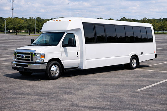 25-passenger minibus available for charter in Warren, MI