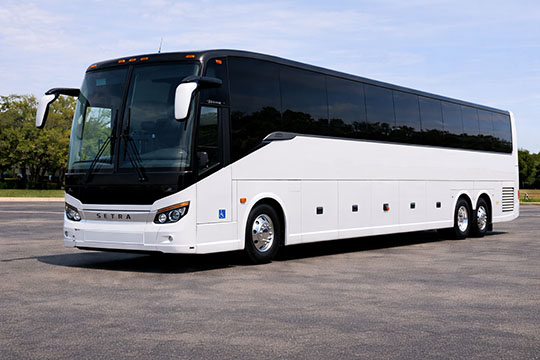 56-passenger charter bus available for charter in Warren, MI